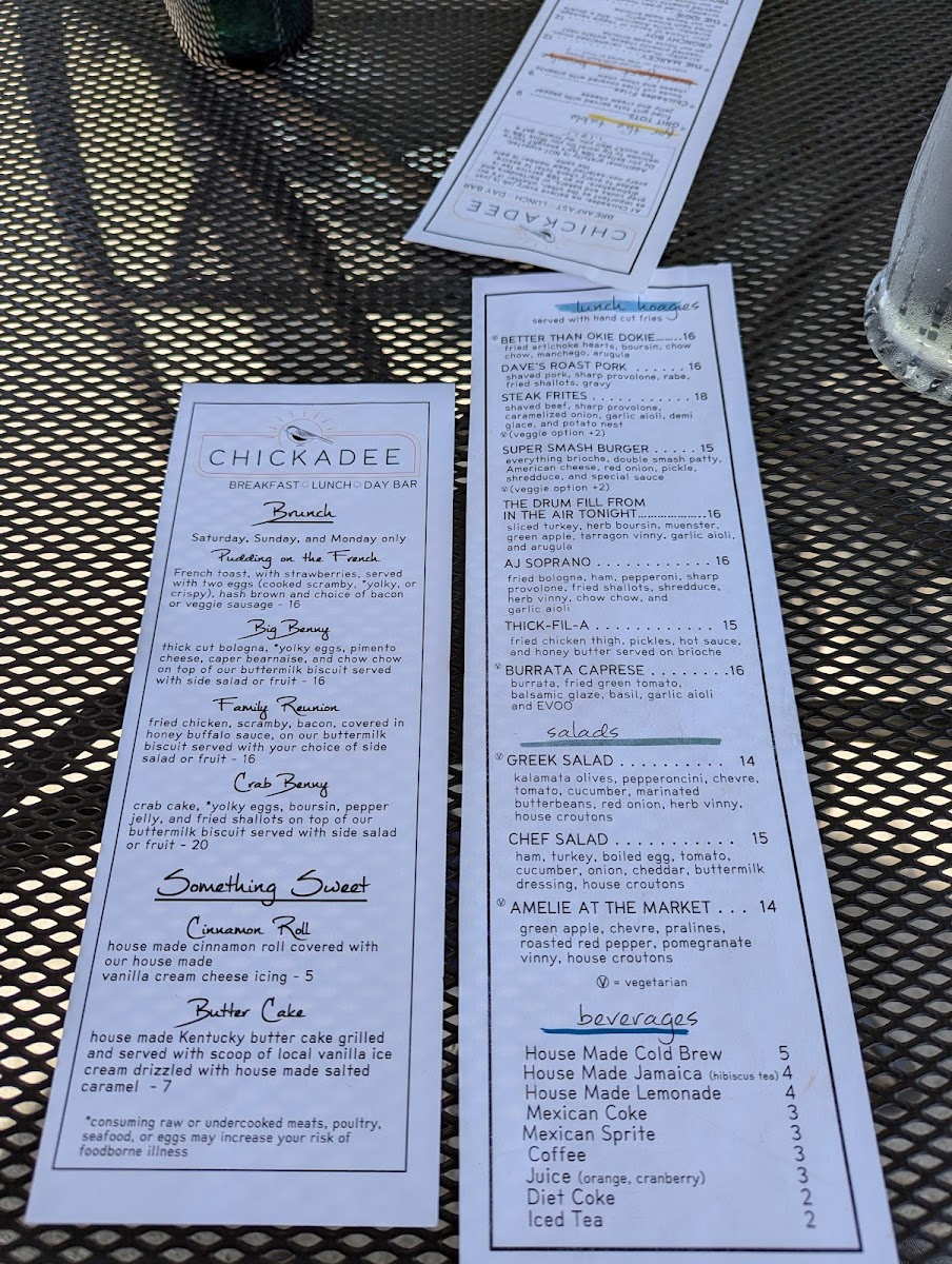 Menu Chickadee-2
