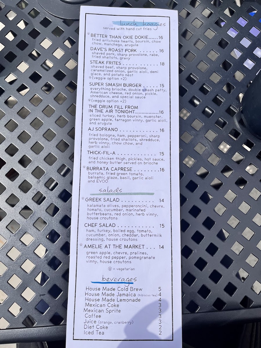 Menu Chickadee-4