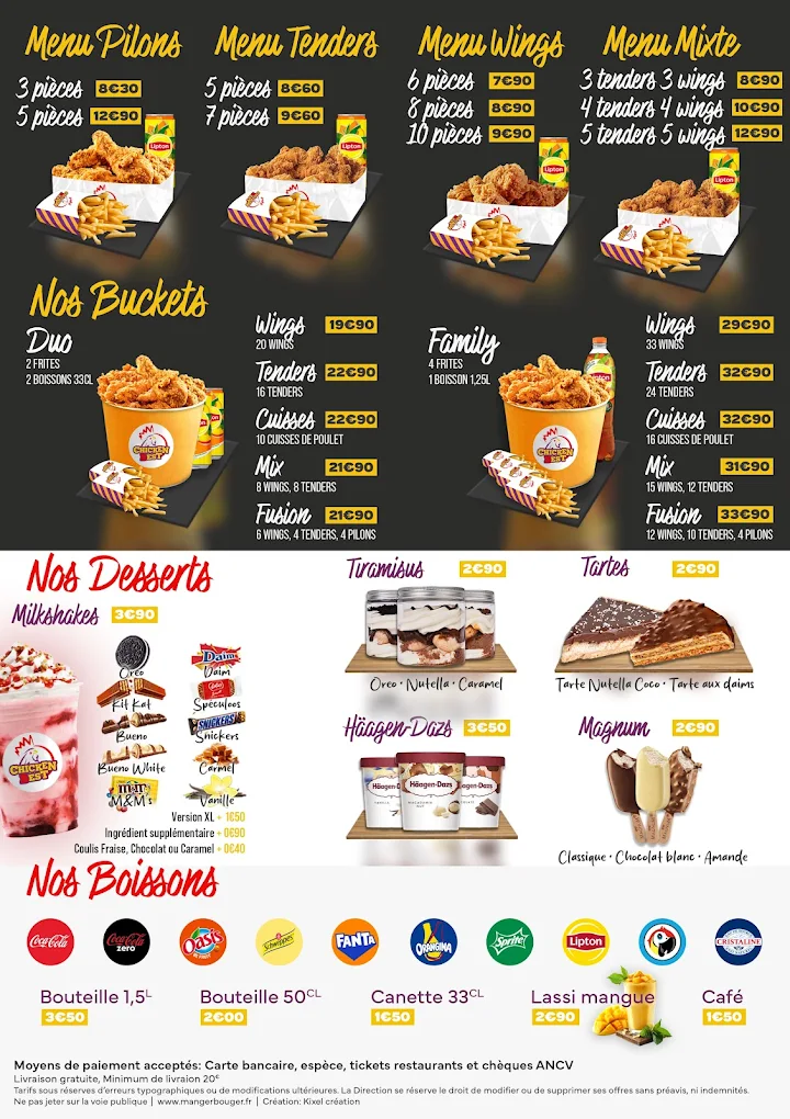 Menu Chicken Best Margny-Les-Compiegne-2