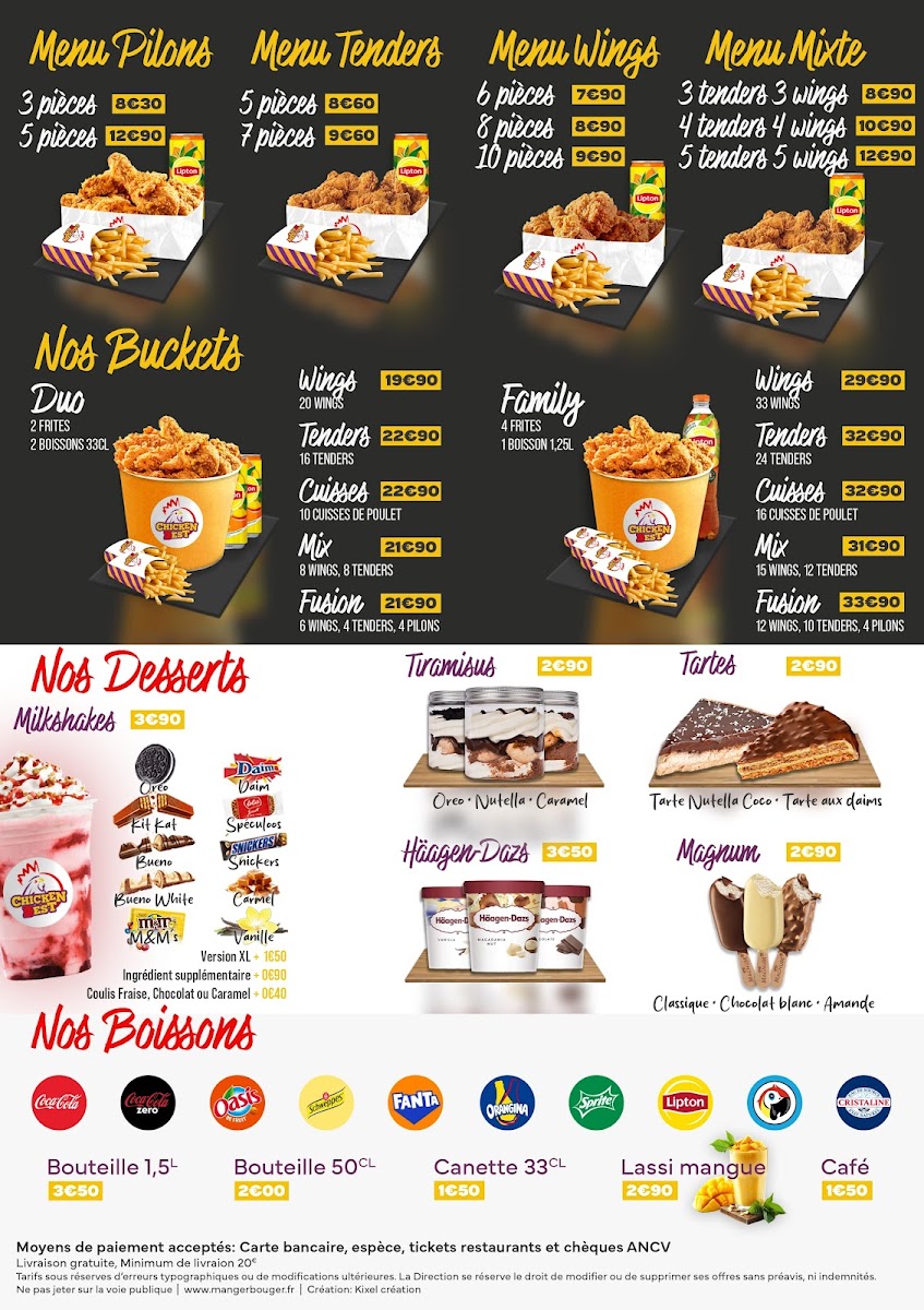 Menu Chicken Best Margny-Les-Compiegne-3