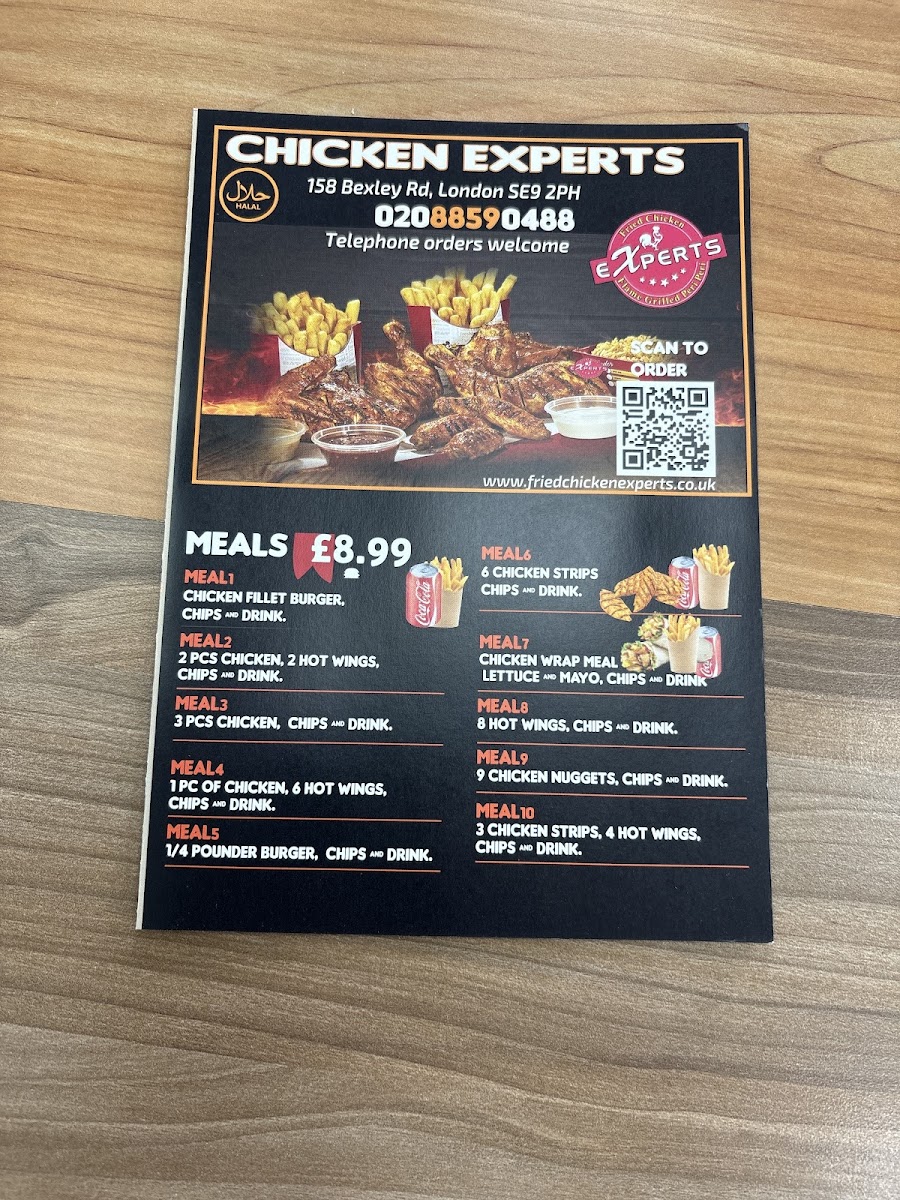 Menu Chicken Experts Eltham-7