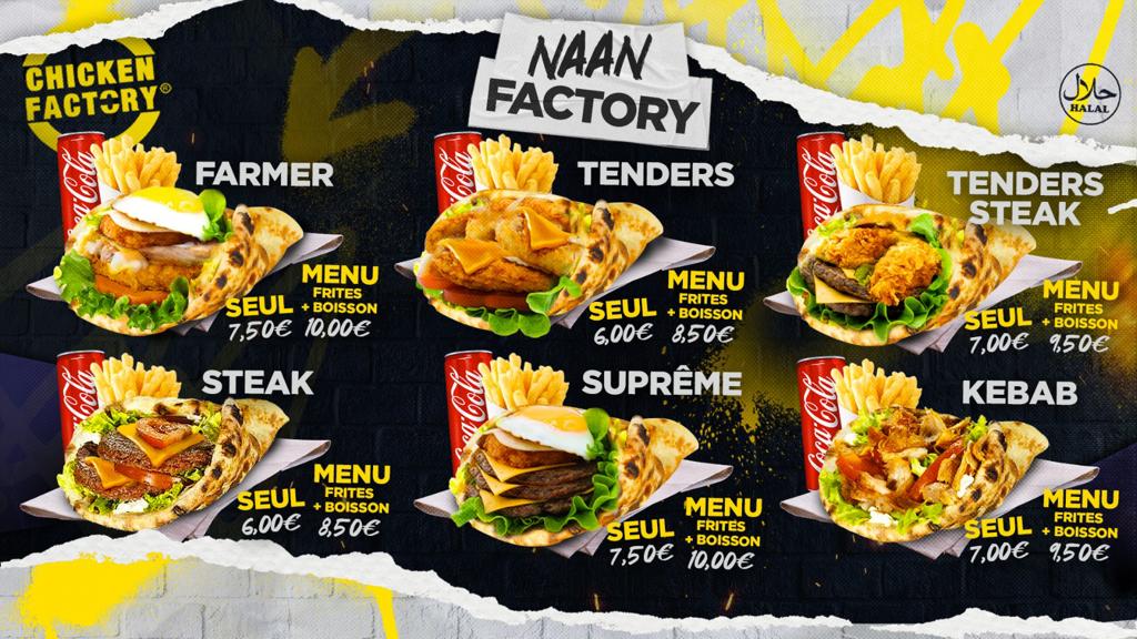 Menu Chicken Factory Châtelet-1