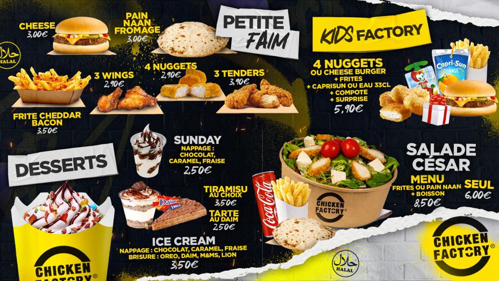Menu Chicken Factory Châtelet-3