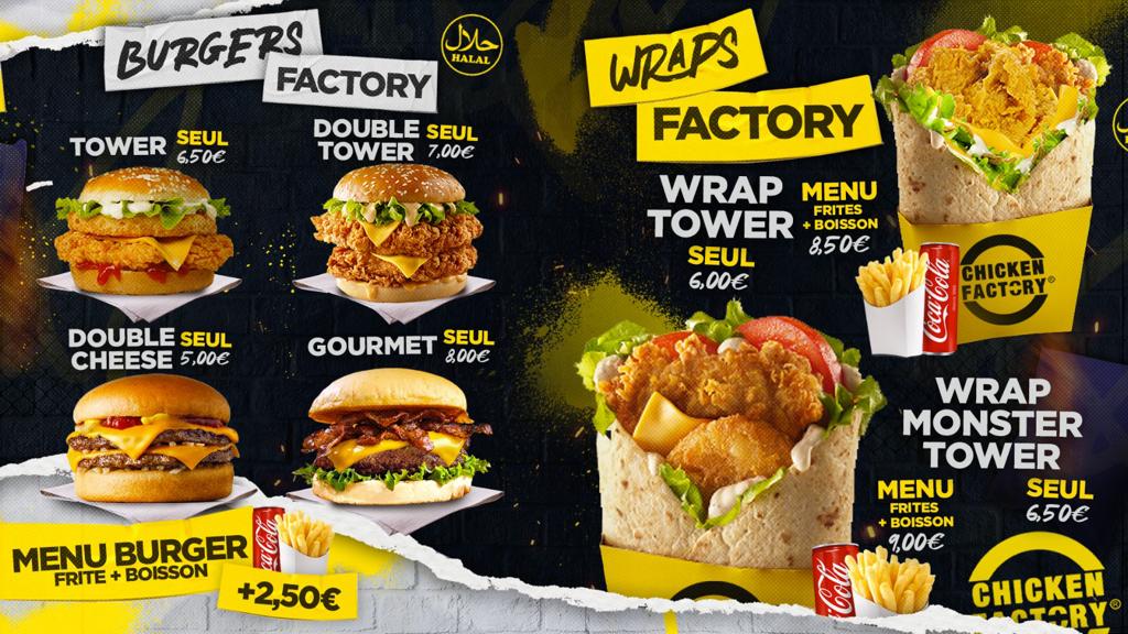 Menu Chicken Factory Châtelet-4