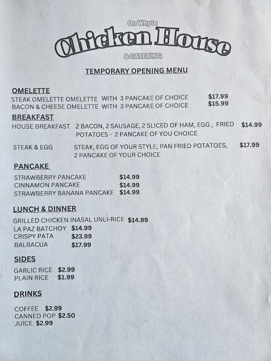 Menu (Chicken Hauz) Chicken House & Catering-5