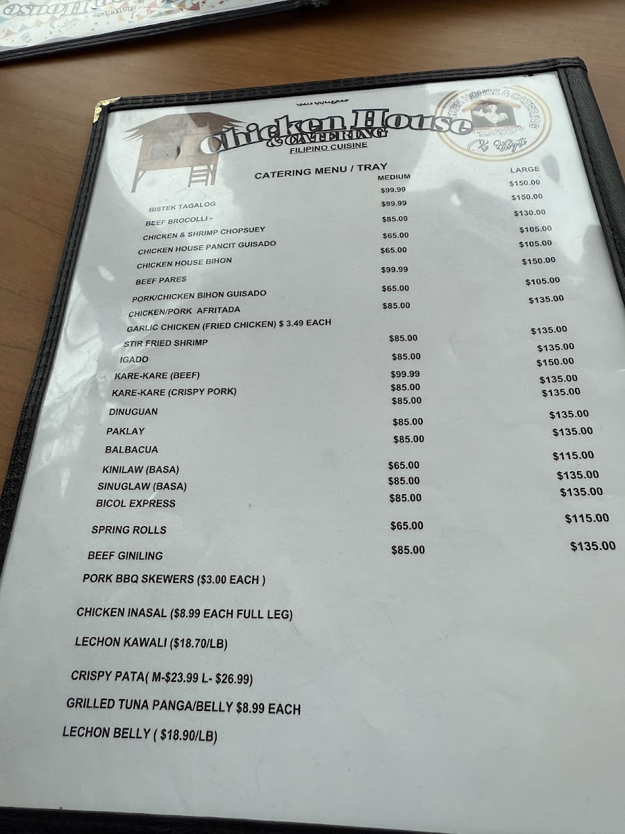 Menu (Chicken Hauz) Chicken House & Catering-8