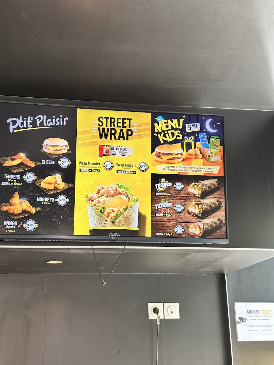 Menu Chicken Street Montargis Naan & Fried Chicken-3