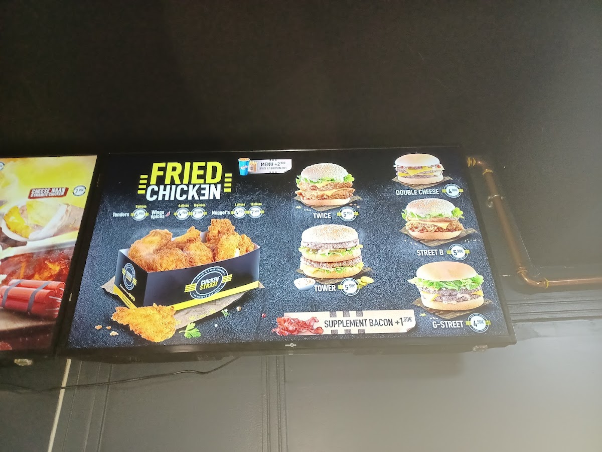 Menu Chicken Street Montrouge Naan & Fried Chicken-3
