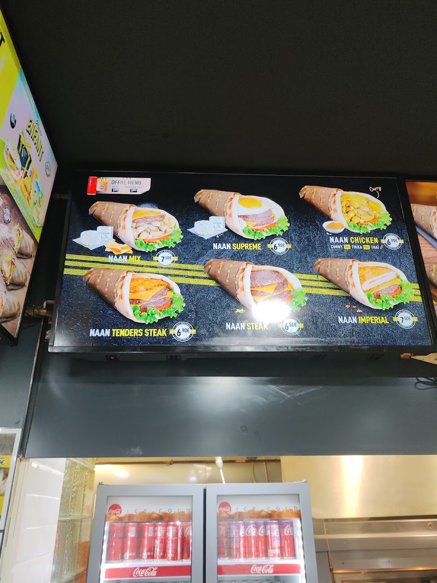 Menu Chicken Street Montrouge Naan & Fried Chicken-9