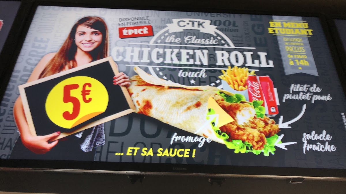 Menu Chicken Tek-4