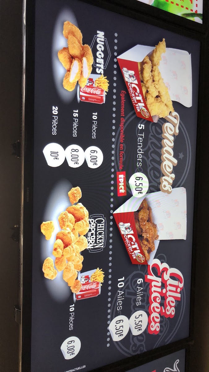 Menu Chicken Tek-6