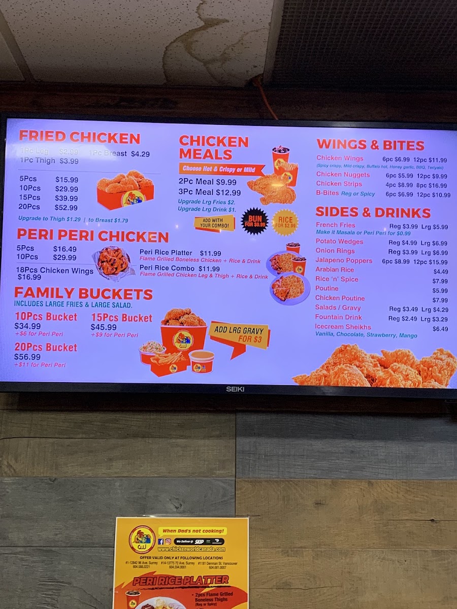 Menu Chicken World-1