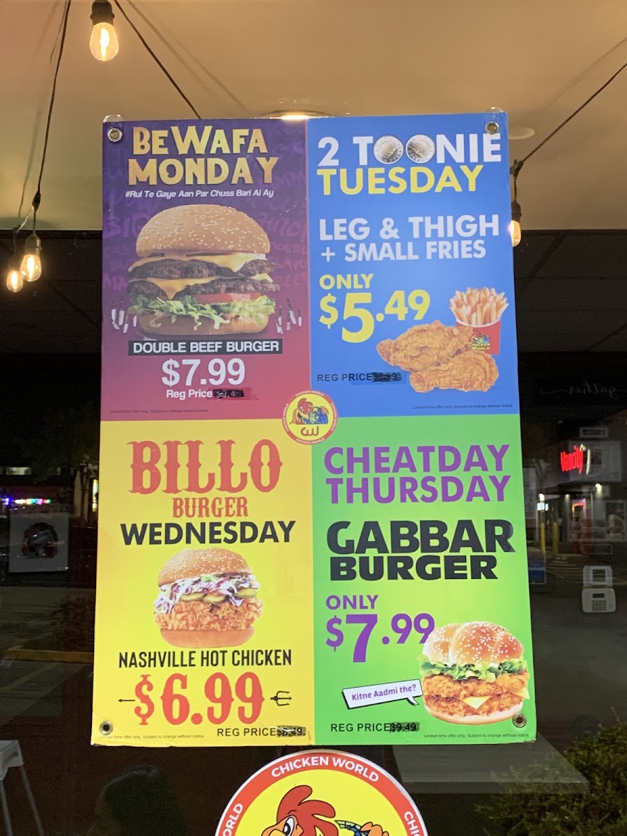 Menu Chicken World-9