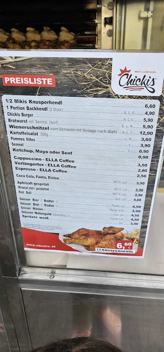 Menu Chickis Lienz-1