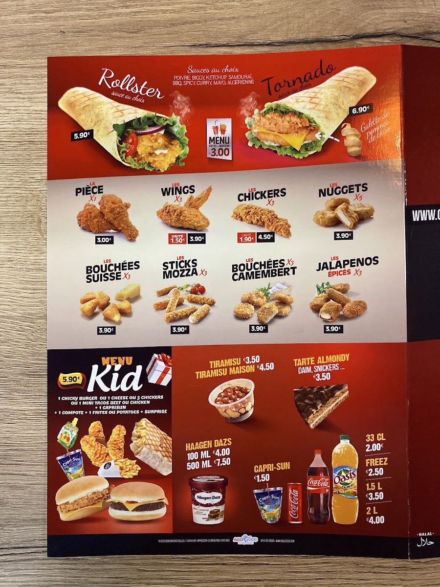 Menu Chick'n Burger Thonon-3