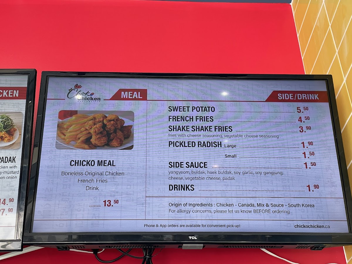 Menu Chicko Chicken (Market Crossing)-3