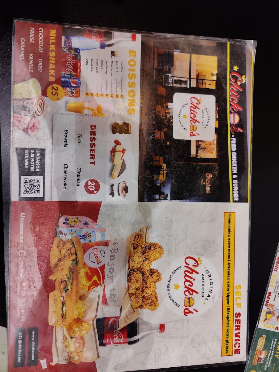 Menu Chickos Agadir - Fried Chicken & Burger-9