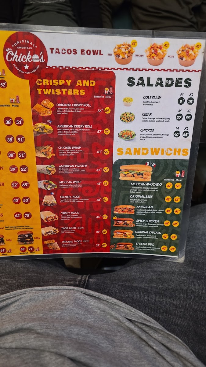 Menu Chickos Agadir - Fried Chicken & Burger-3