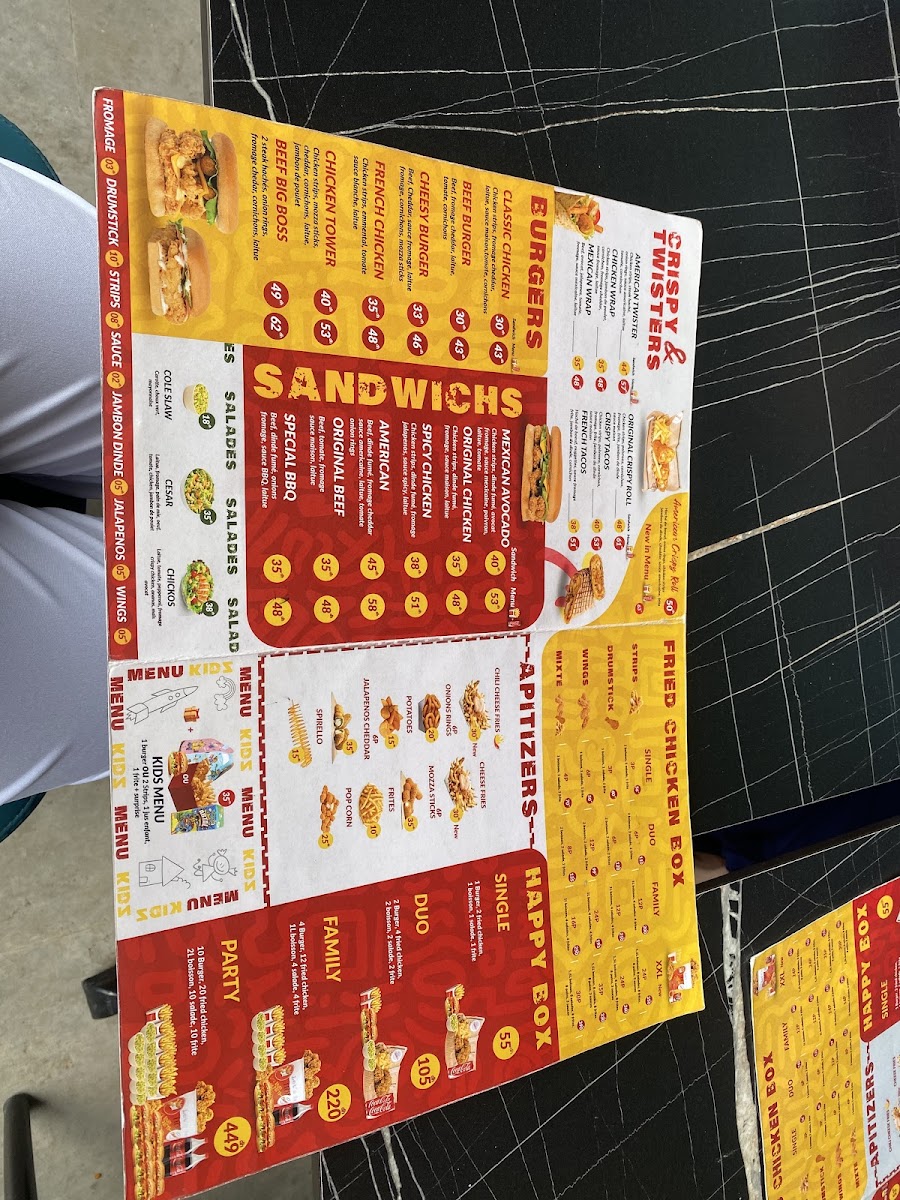 Menu Chickos Agadir - Fried Chicken & Burger-8