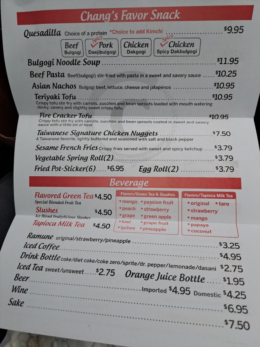 Menu Chico & Chang-1