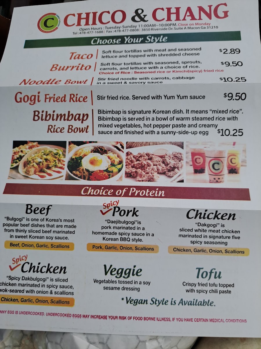 Menu Chico & Chang-3