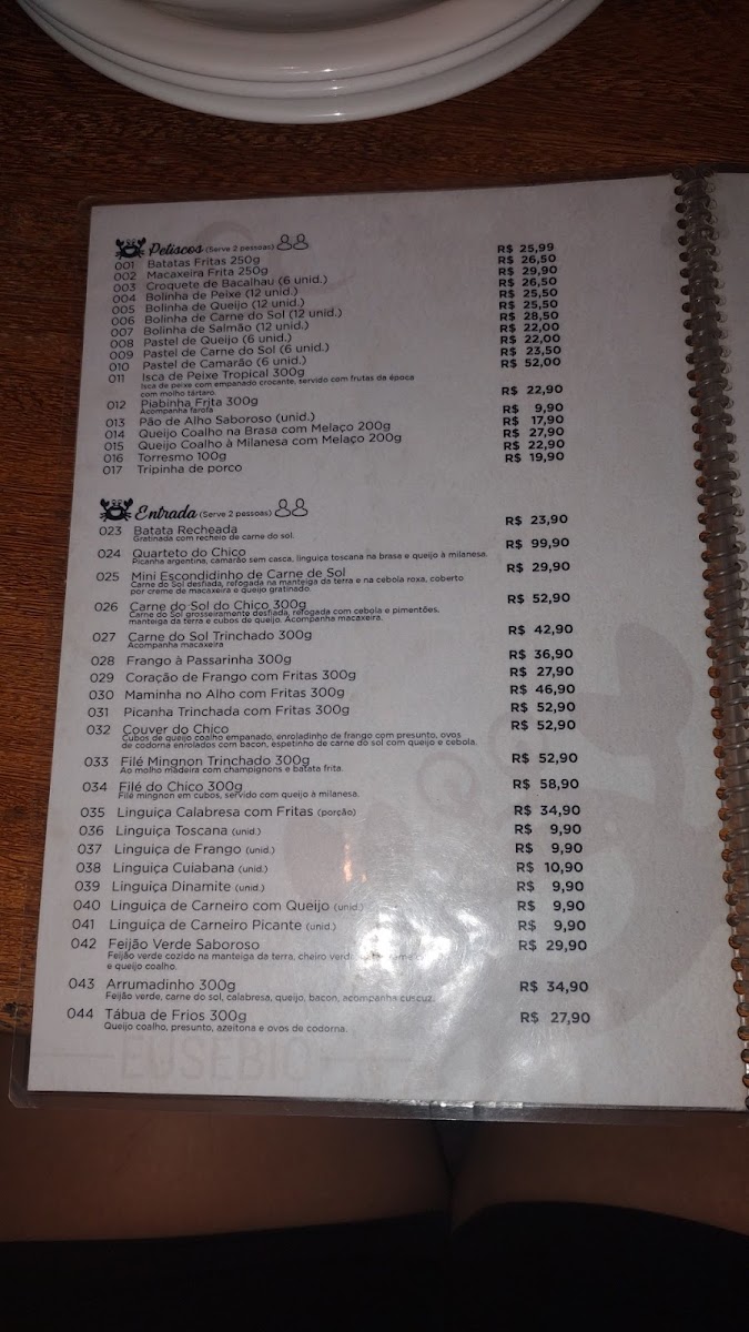Menu Chico Do Caranguejo - Loja Eusebio-10