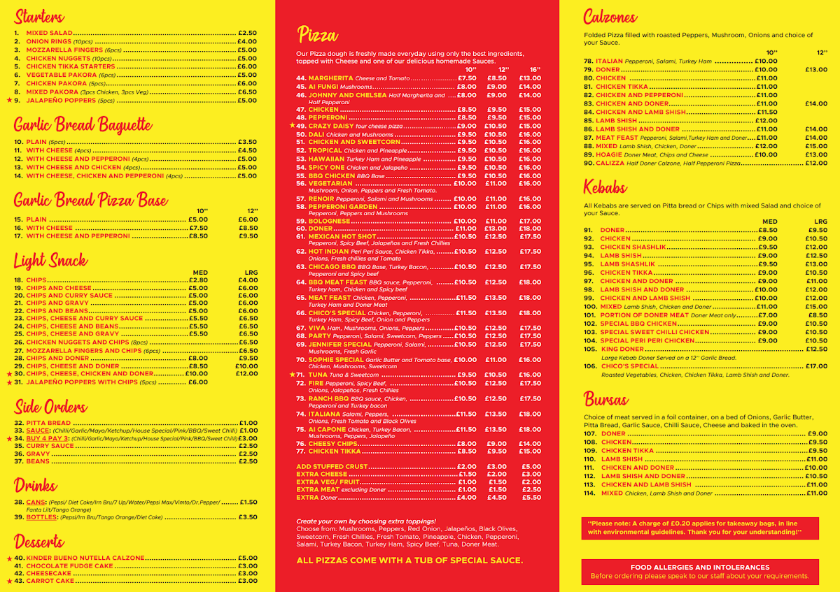 Menu Chico's Peterhead-1