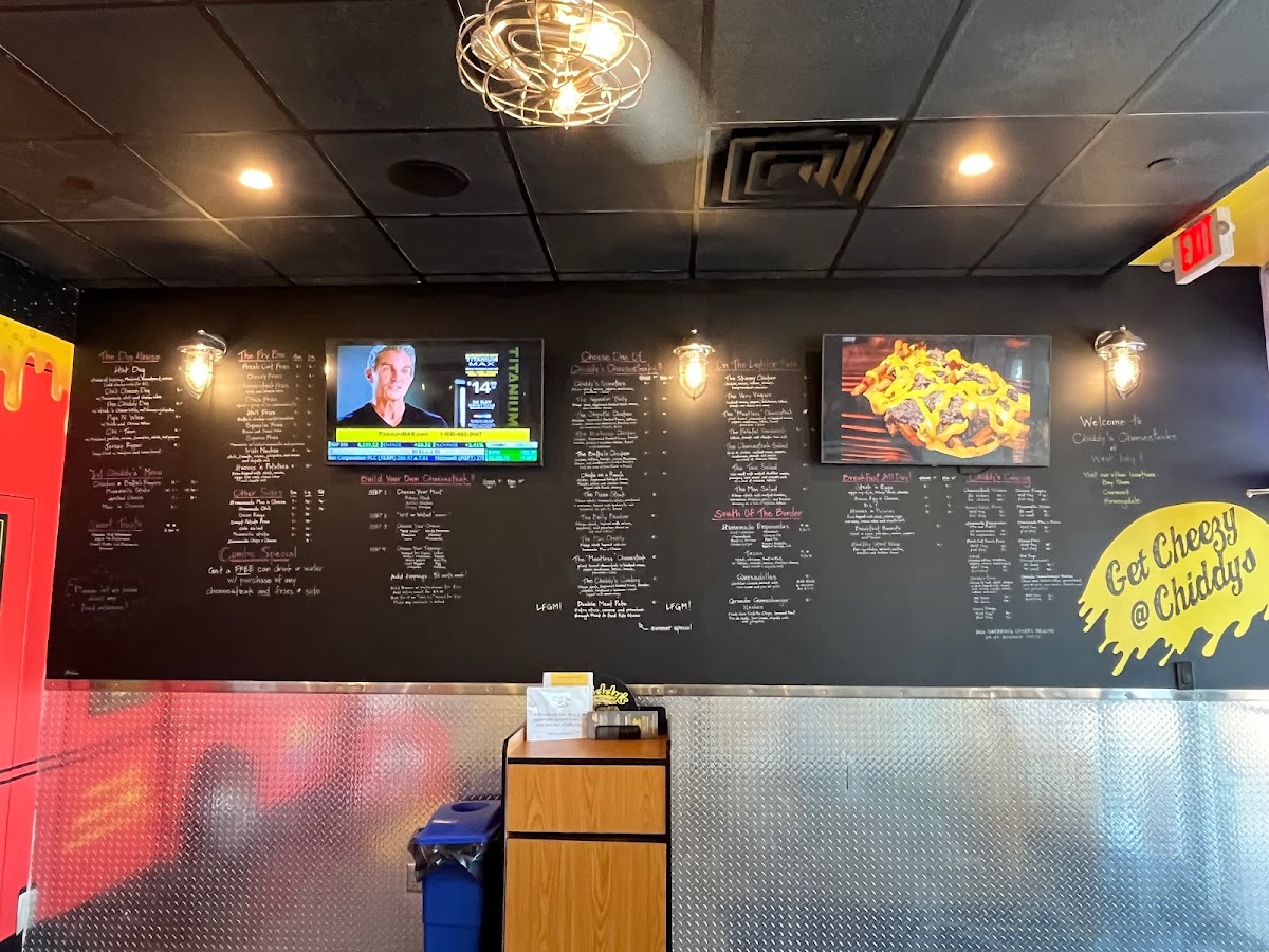 Menu Chiddy's Cheesesteaks Of West Islip-1