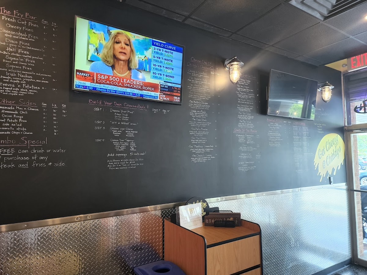 Menu Chiddy's Cheesesteaks Of West Islip-2