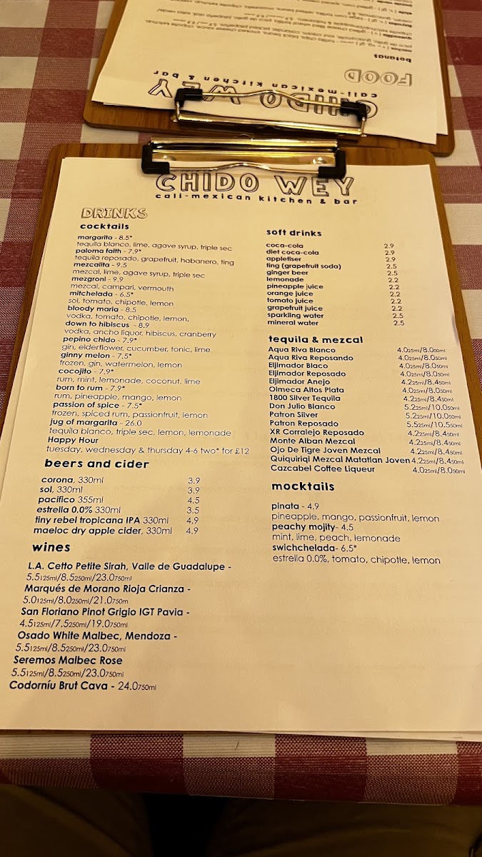Menu Chido Wey-6