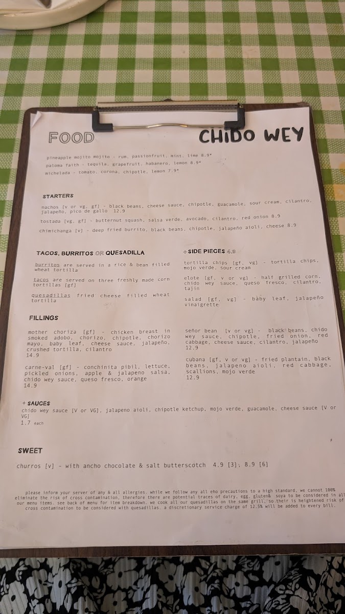 Menu Chido Wey-7