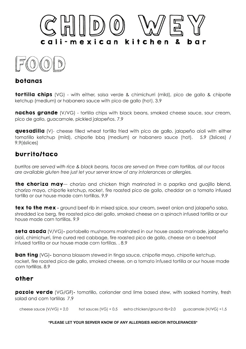 Menu Chido Wey-8