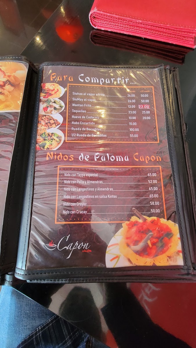 Menu Chifa Capon-2