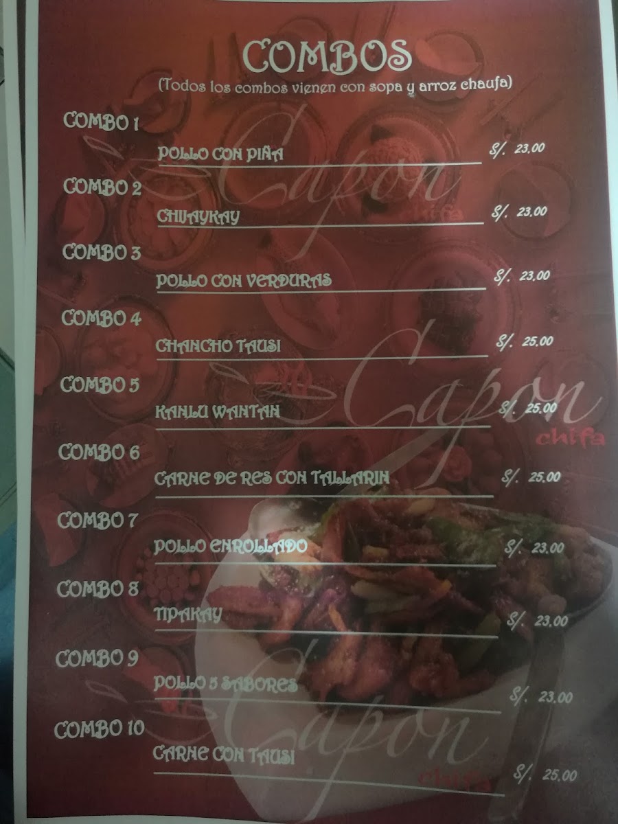 Menu Chifa Capon-4
