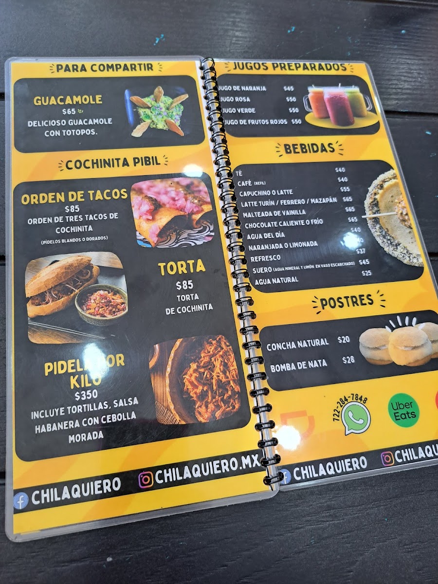 Menu Chilaquiero Metepec-5