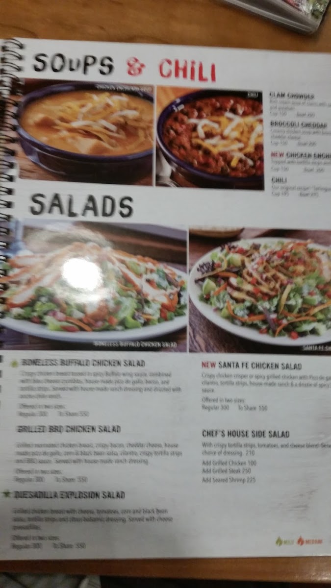 Menu Chili's Power Plant Mall-6