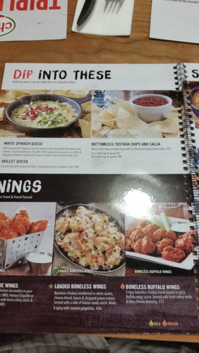 Menu Chili's Power Plant Mall-7
