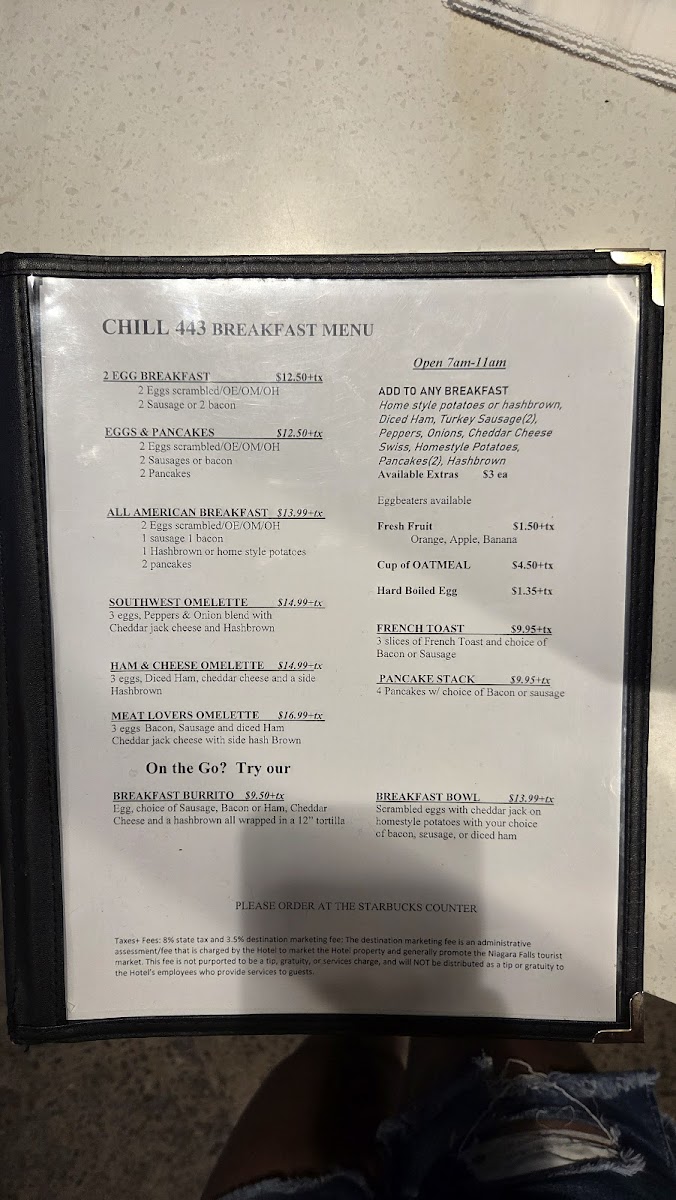 Menu Chill 443-1