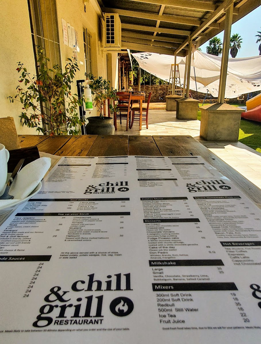 Menu Chill&grill Restaurant-6