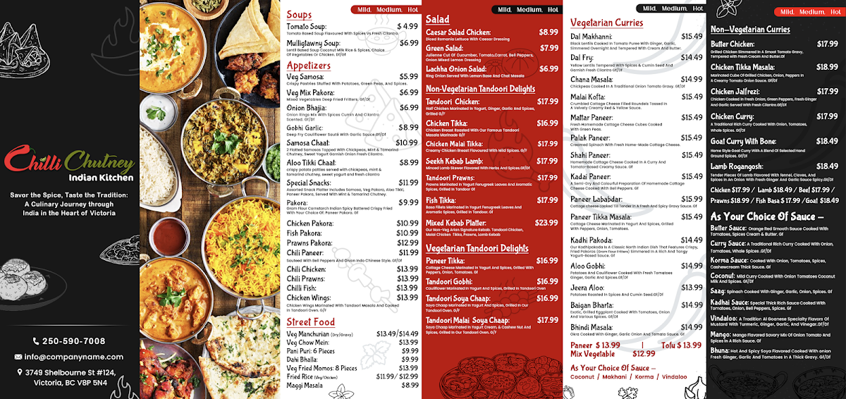 Menu Chilli Chutney Indian Kitchen-2