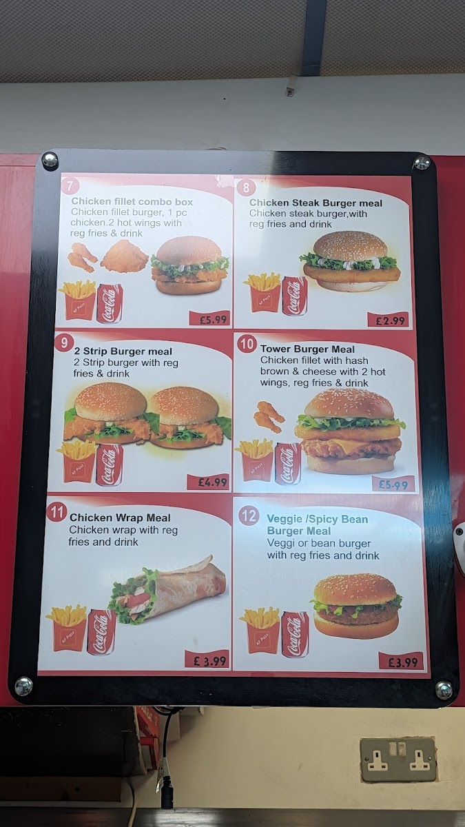 Menu Chilli Hot E13-6