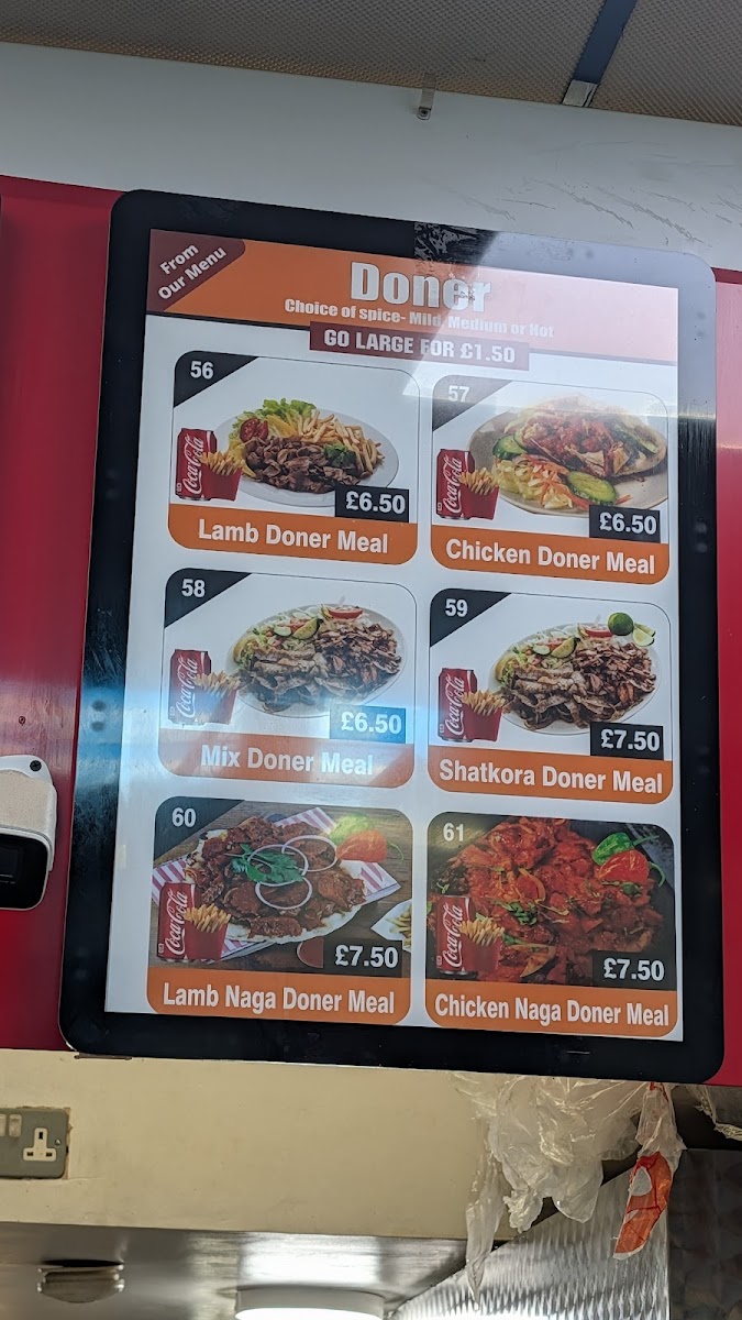 Menu Chilli Hot E13-8
