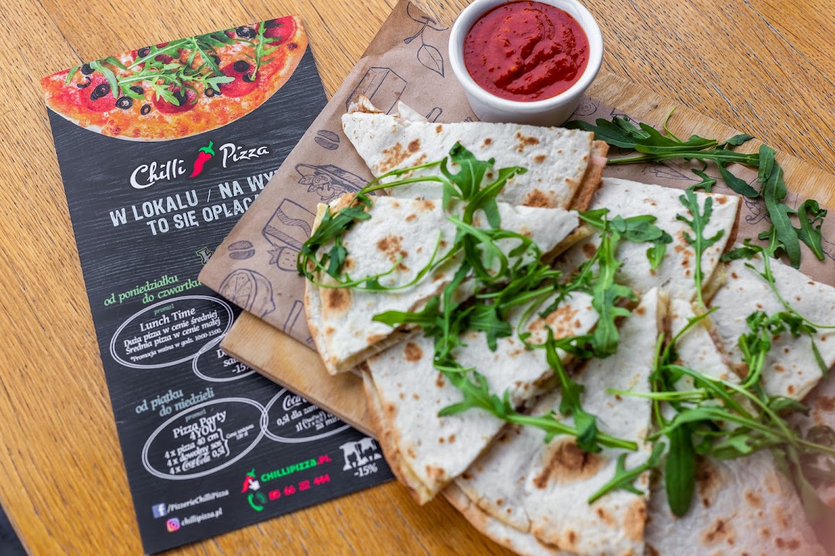 Menu Chilli Pizza Pizzeria Białystok Słonecznikowa 2-3