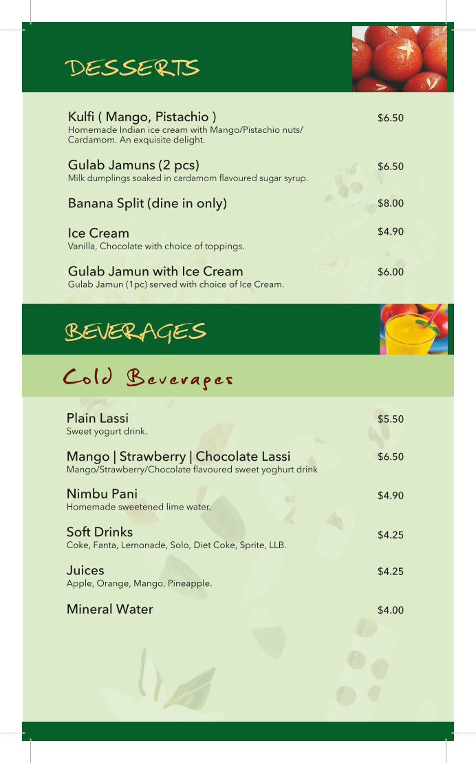 Menu Chillies Indian And Nepalese Restaurant-7