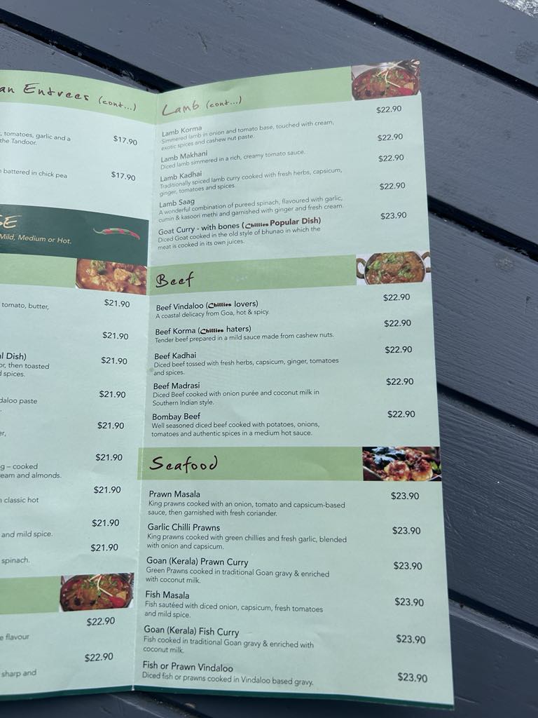 Menu Chillies Indian And Nepalese Restaurant-9