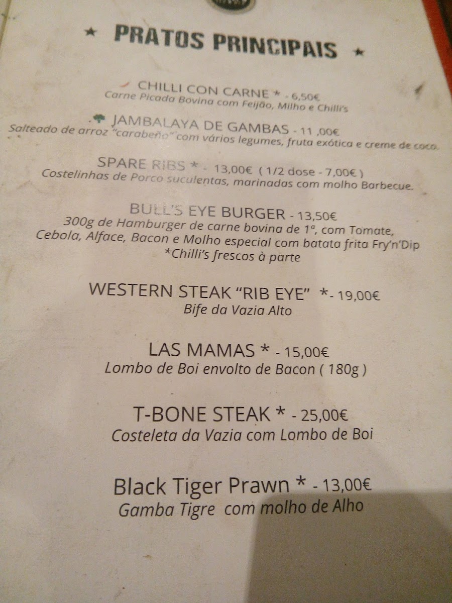 Menu Chillis - Tex Mex-1