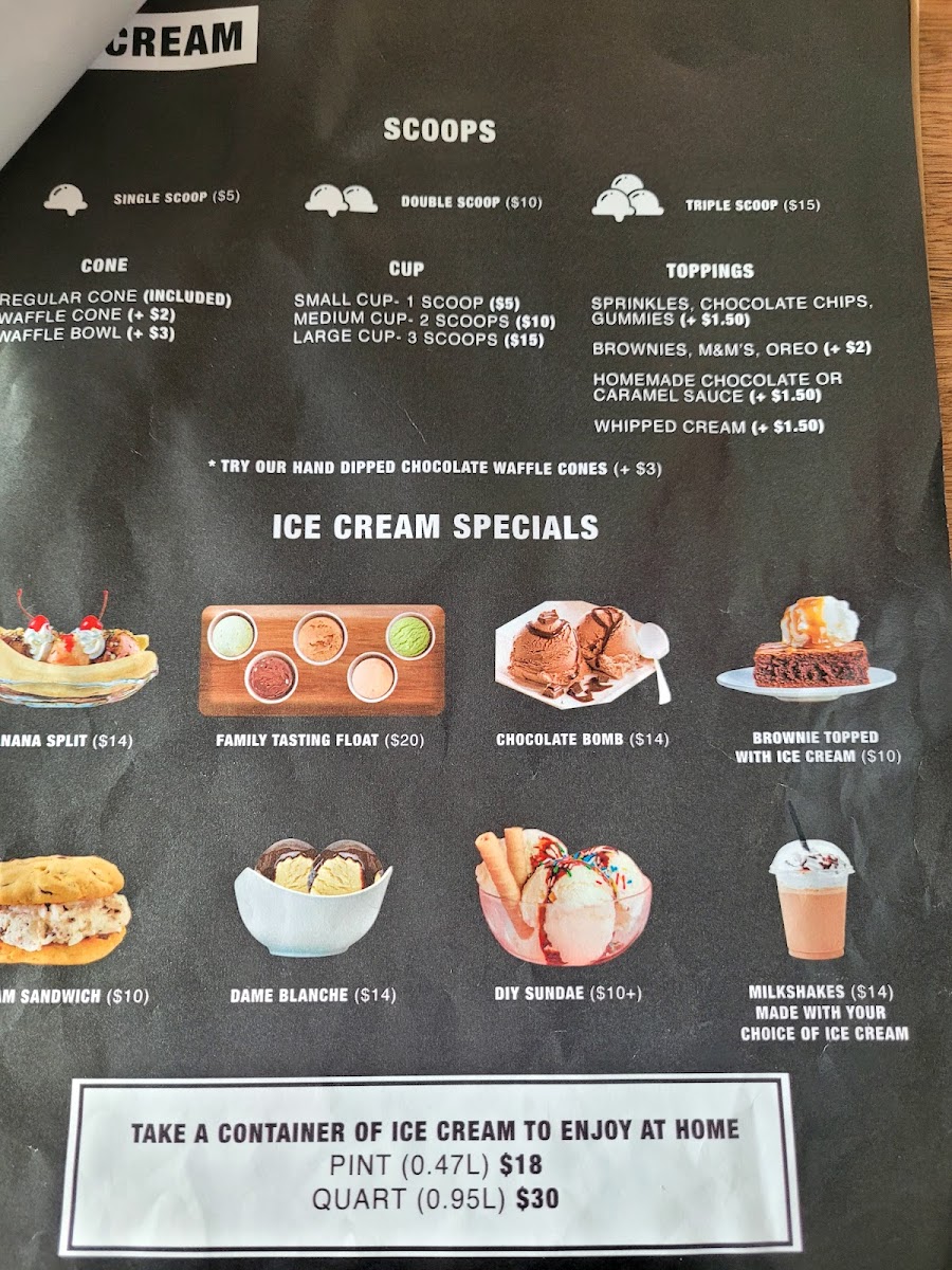 Menu Chillpoint Placencia - Ice Cream, Coffee & Wine Lounge-4