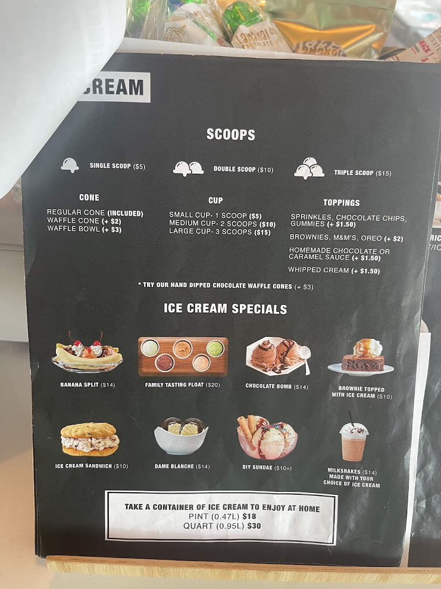 Menu Chillpoint Placencia - Ice Cream, Coffee & Wine Lounge-9