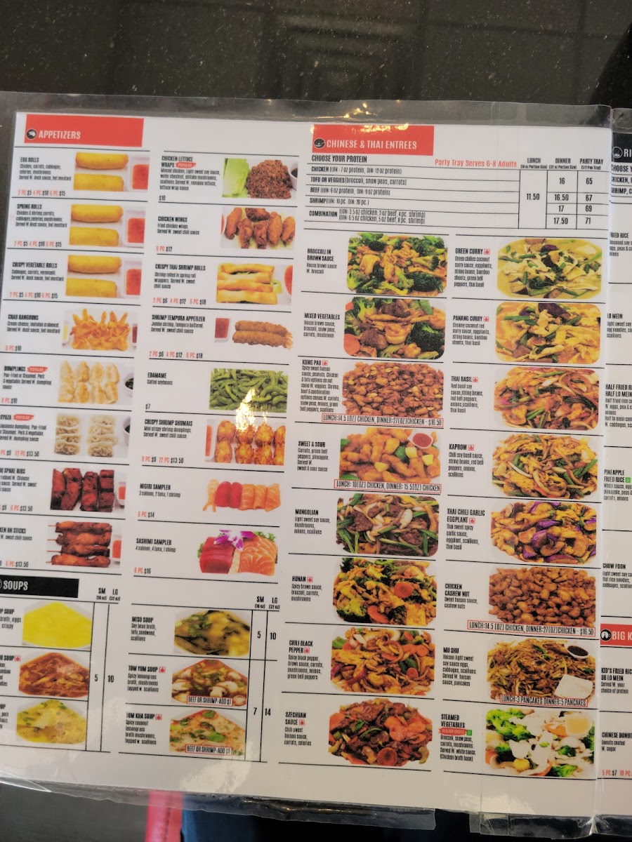 Menu Chin-Chin Cafe Chinese, Thai, Sushi & Catering-10