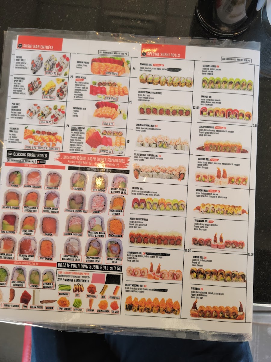 Menu Chin-Chin Cafe Chinese, Thai, Sushi & Catering-7